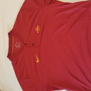 Nike Cardinal Iowa State Polo XL, Like new